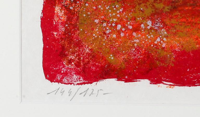 THEO TOBIASSE, färglitografi, signerad och numrerad 144/175.