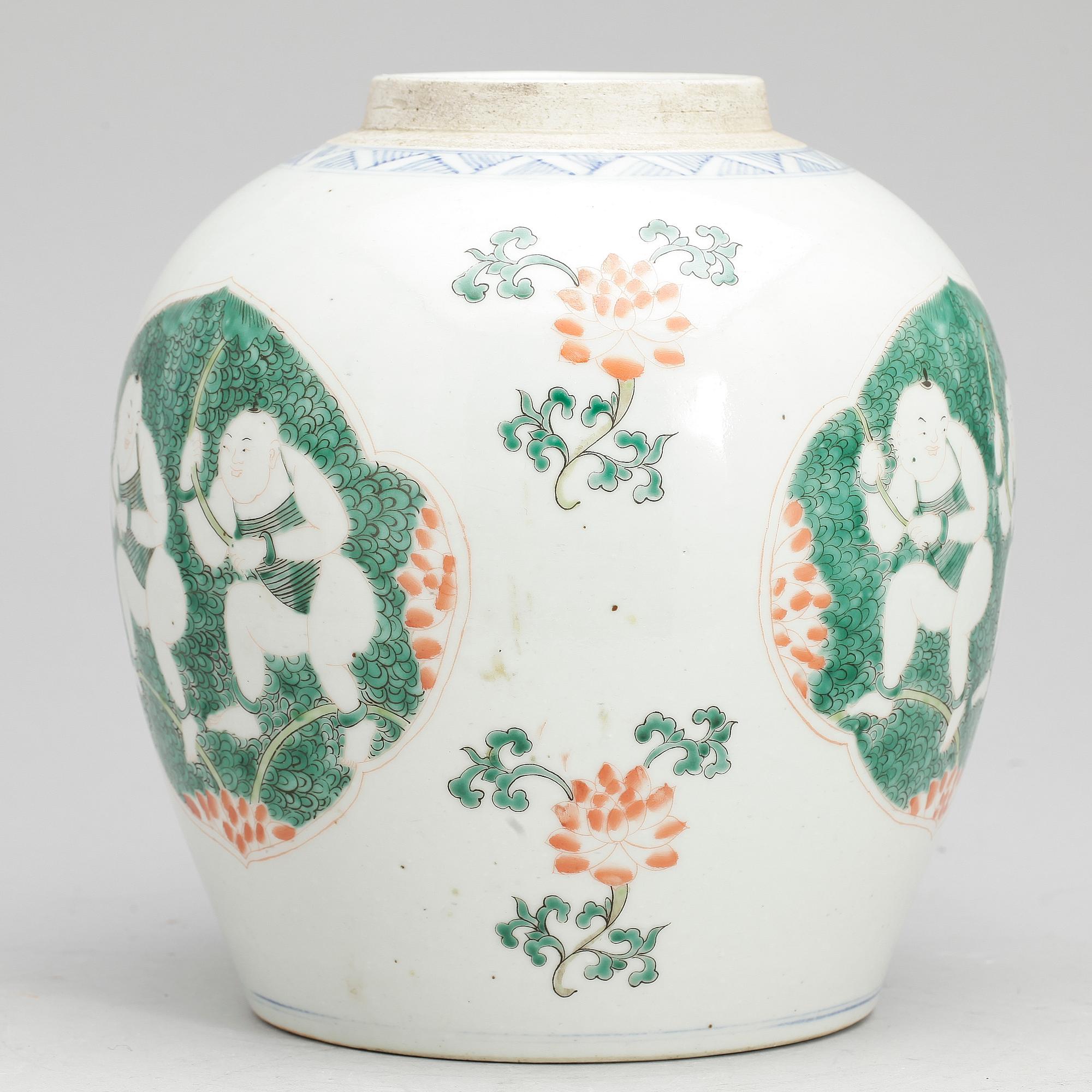 BOJAN, porslin, Kangxistil, Kina.