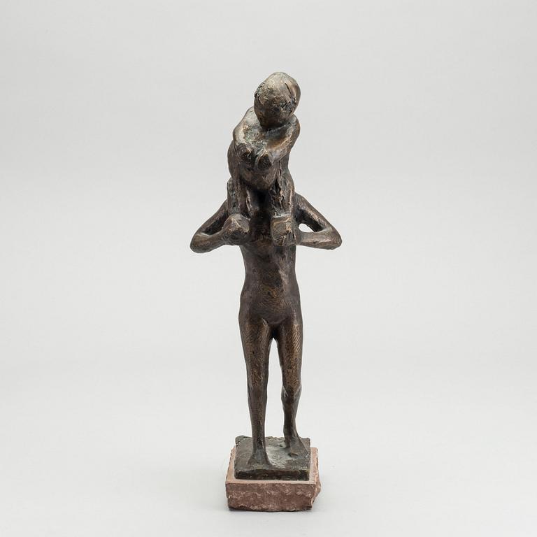 AXEL OLSSON, Skulptur, brons signerad.