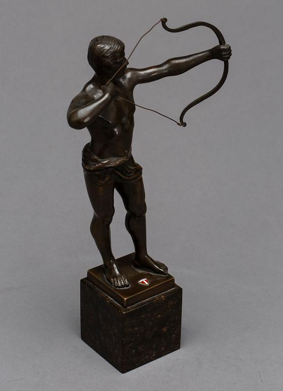 HANS KECK, sculpture, bronze. Signed.