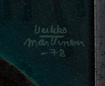 Veikko Marttinen, öljy levylle, signeerattu ja päivätty -78.