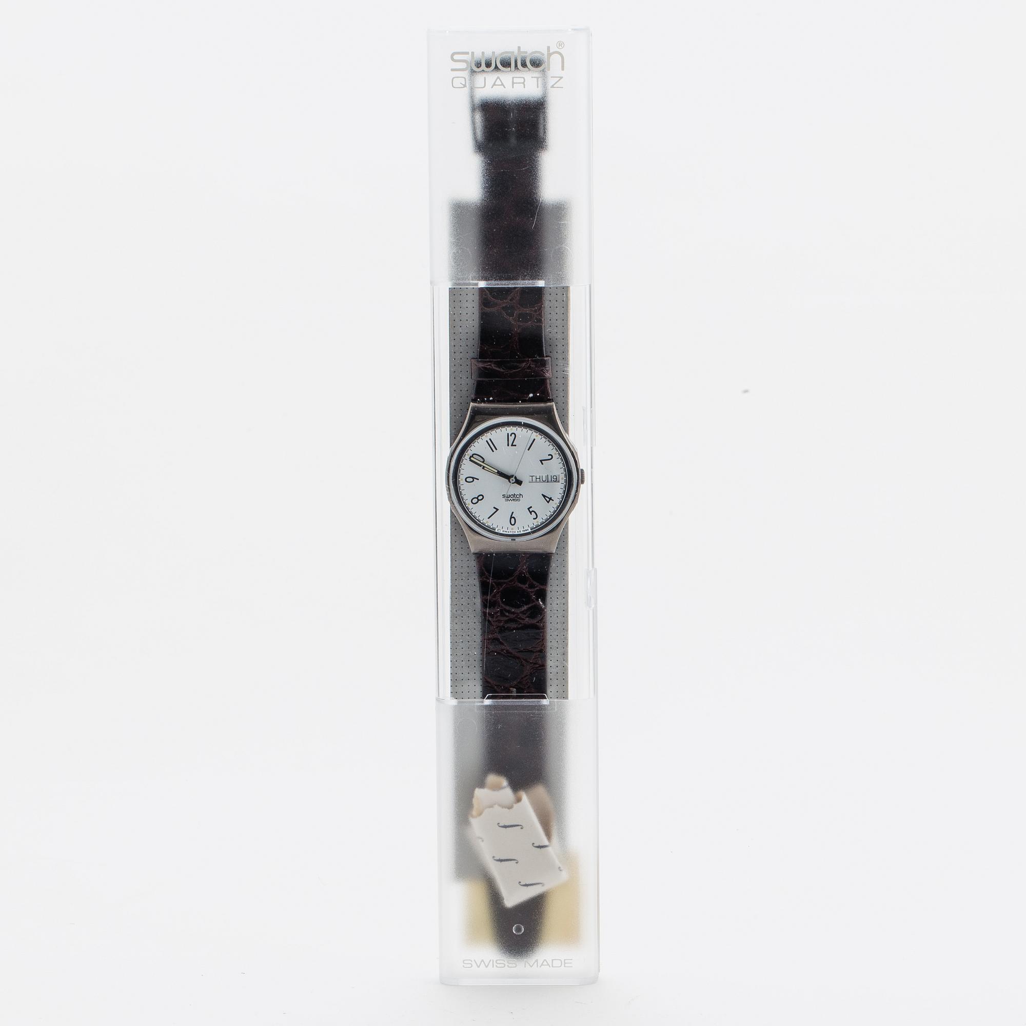 Swatch, English Breakfast, wristwatch, 34 mm.