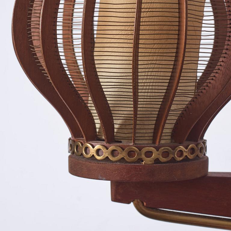 Erik Glemme, a pair of wall lamps, Sweden 1940-50's.