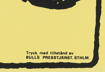 Moomin, offsetposter, "Oj".