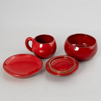 Charles Voltz, dinner service, Vallauris, France, 1960s/1970s (31 pieces).