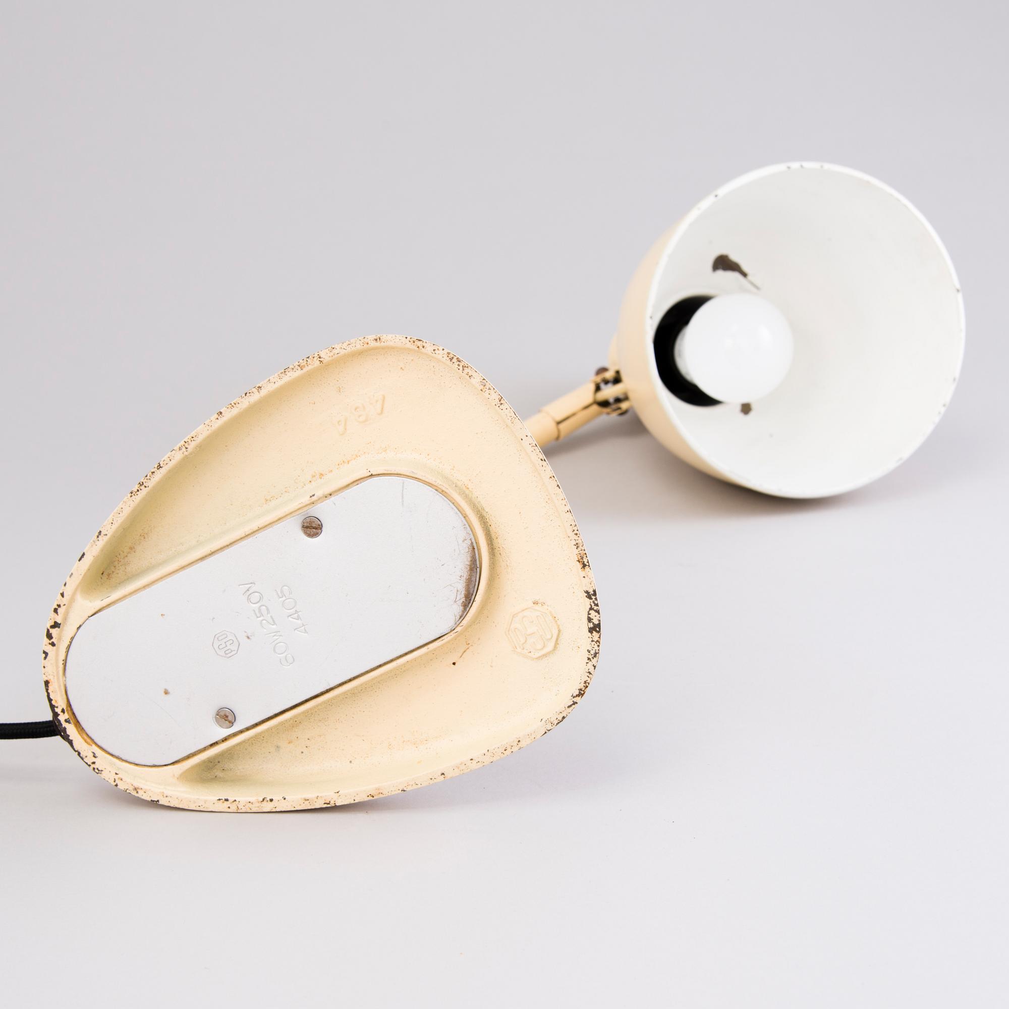 A mid 20th century desk lamp  by PSO, Pohjoismainen Sähkö Oy, Finland.