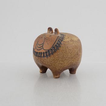 Lisa Larson, figurin, "Bulldog" ur serien "Stora Zoo", Gustavsberg.