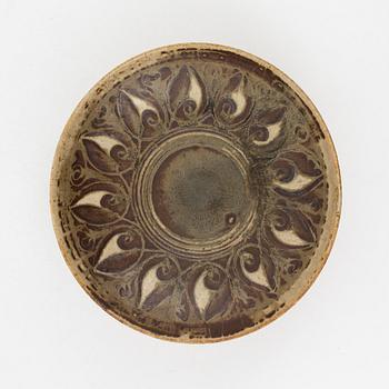 Richard Kjaergaard, skålfat, Danmark, omkring 1900-talets mitt.