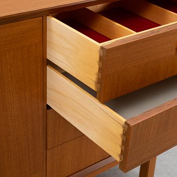 A teak veneered sideboard, 1960s.