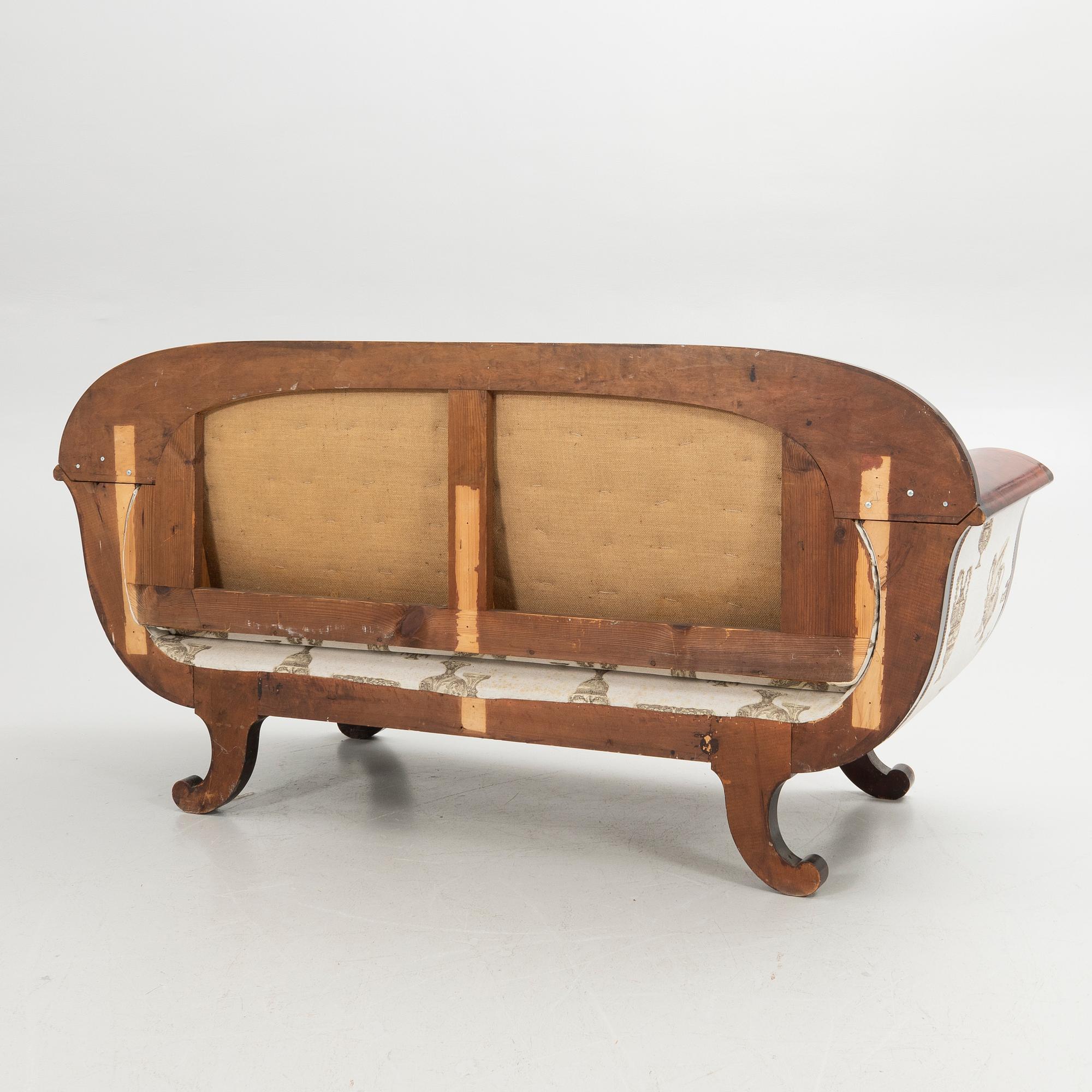 Sofa, Empire style, early 20th century.