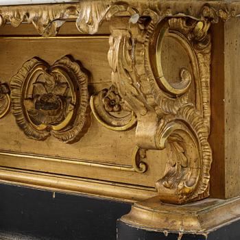 Spegeltrymå, nyrokoko, 1800-tal.