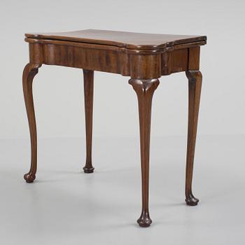 A 19th Century Queen Anne revival concertina action card and gaming table.