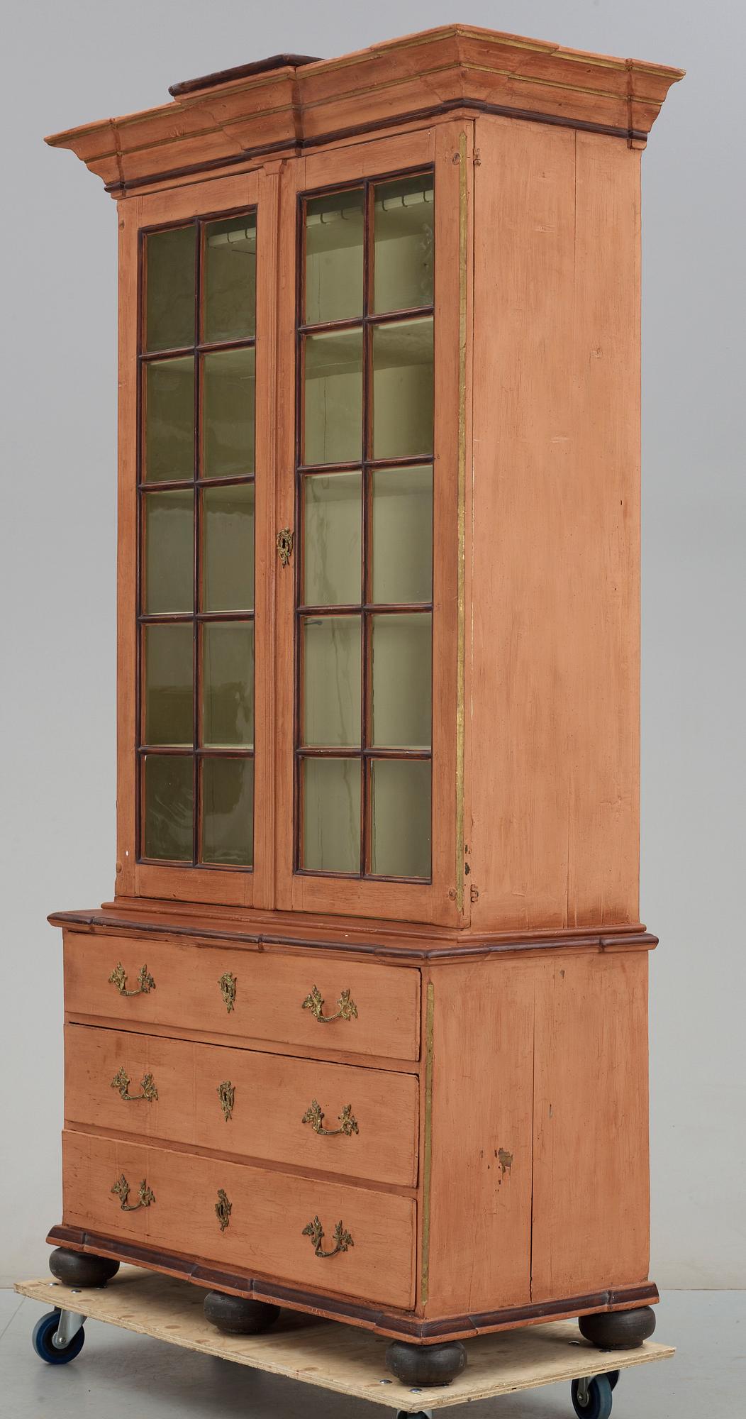 SALSSKÅP, gustavianskt, 1700-talets andra hälft.