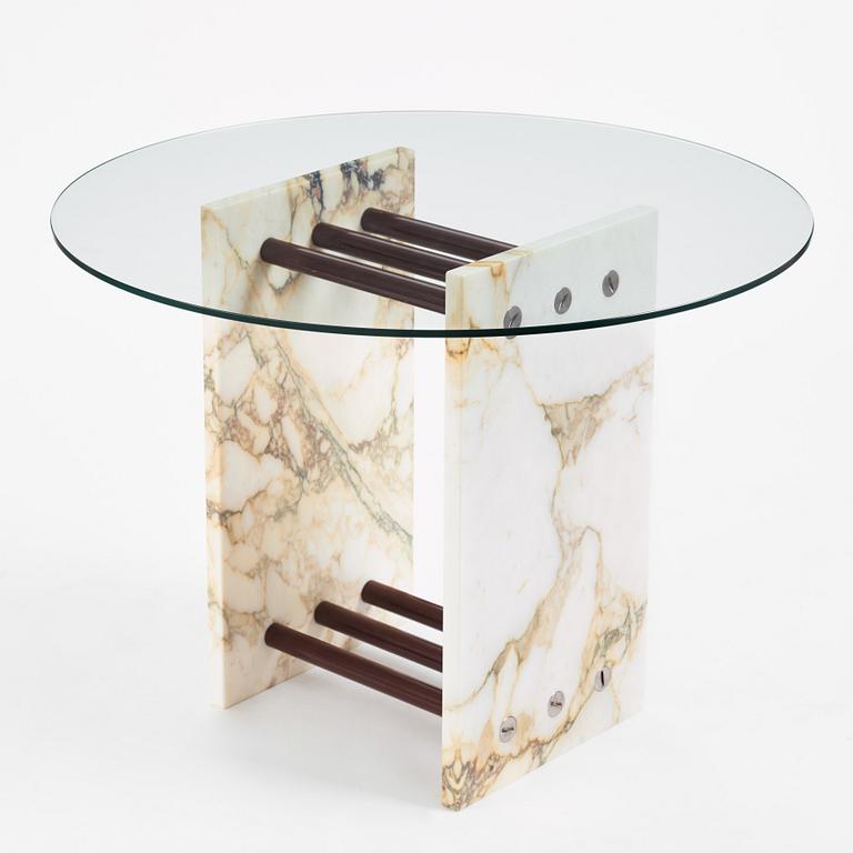 Per Söderberg, a unique table, "PS Bespoke Cube", No Early Birds, 2021.