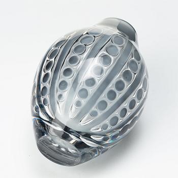 Edvin Öhrström, an "Ariel" glass vase, Orrefors, Sweden 1960.
