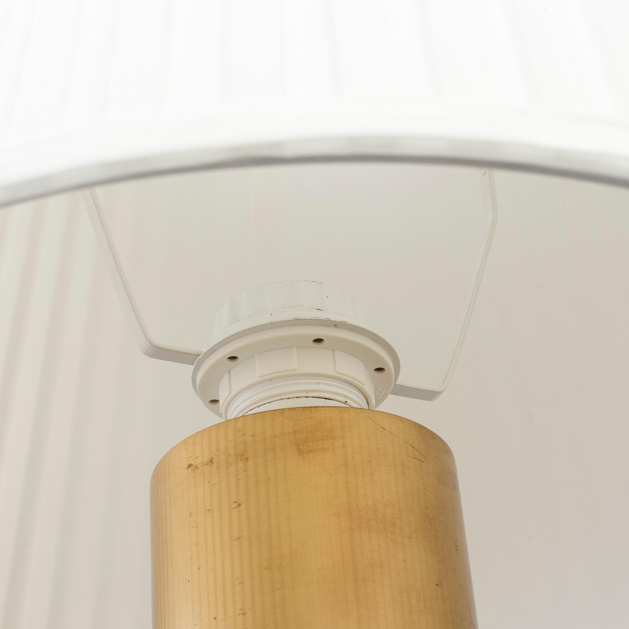 A pair of brass table lamps from Bergboms.