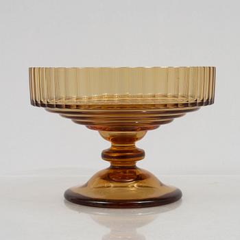 Knut Bergqvist, troligtvis, skål, Lindefors glasbruk, 1930.