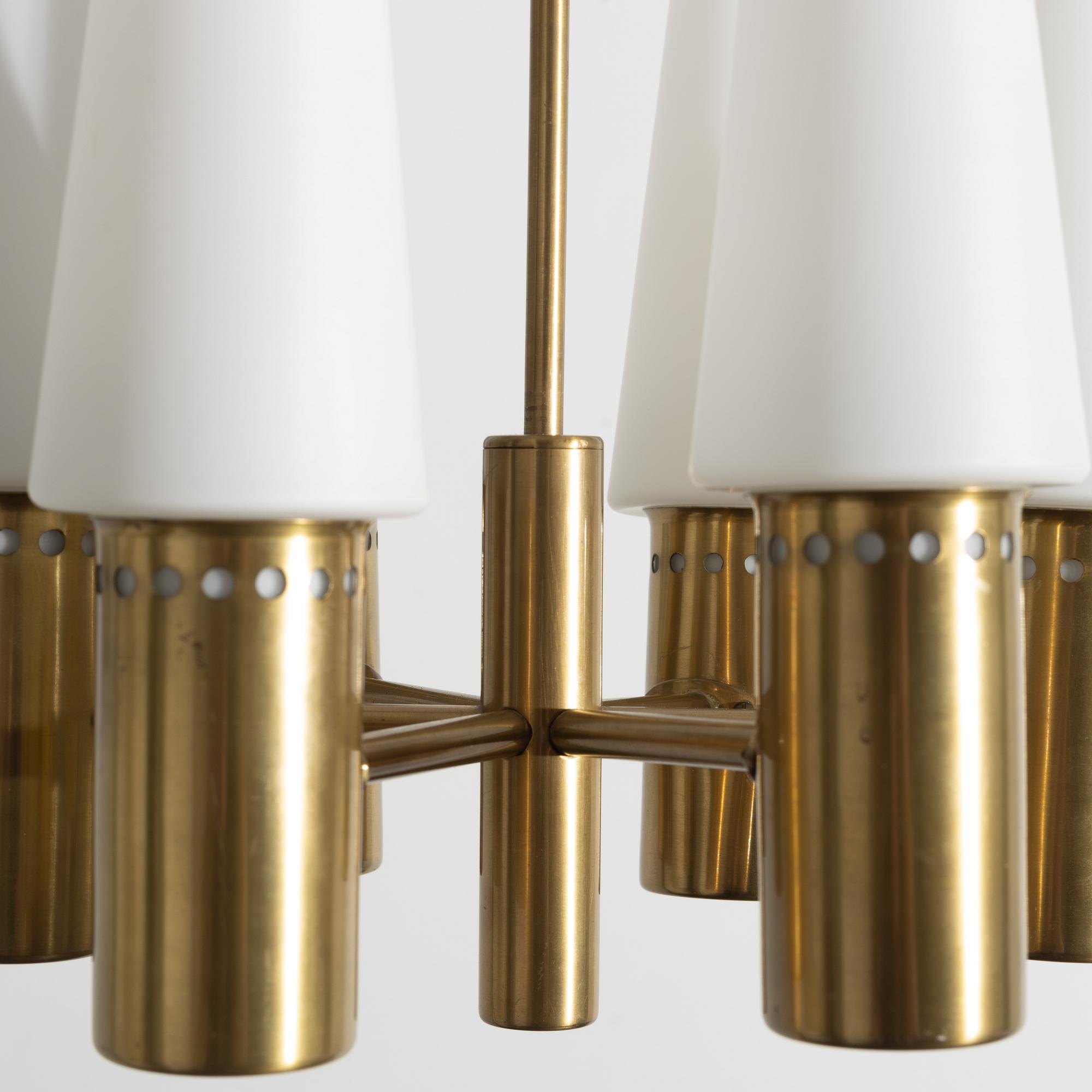 Hans-Agne Jakobsson, ceiling lamp, Hans-Agne Jakobsson AB, Markaryd, 1950s.