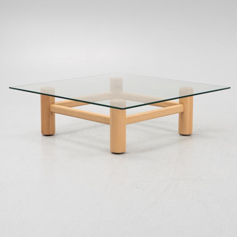 Chris Martin, a 'Boundary' glass and beech coffee table, Massproductions.