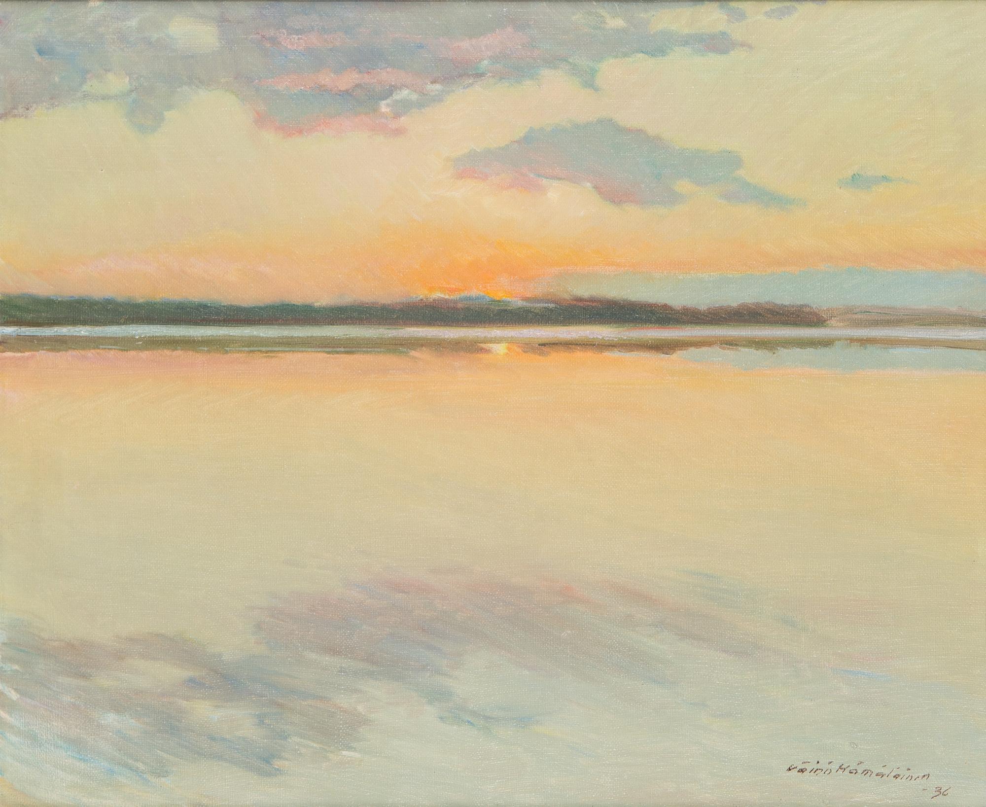 Väinö Hämäläinen, oil on canvas, signed and dated -36.