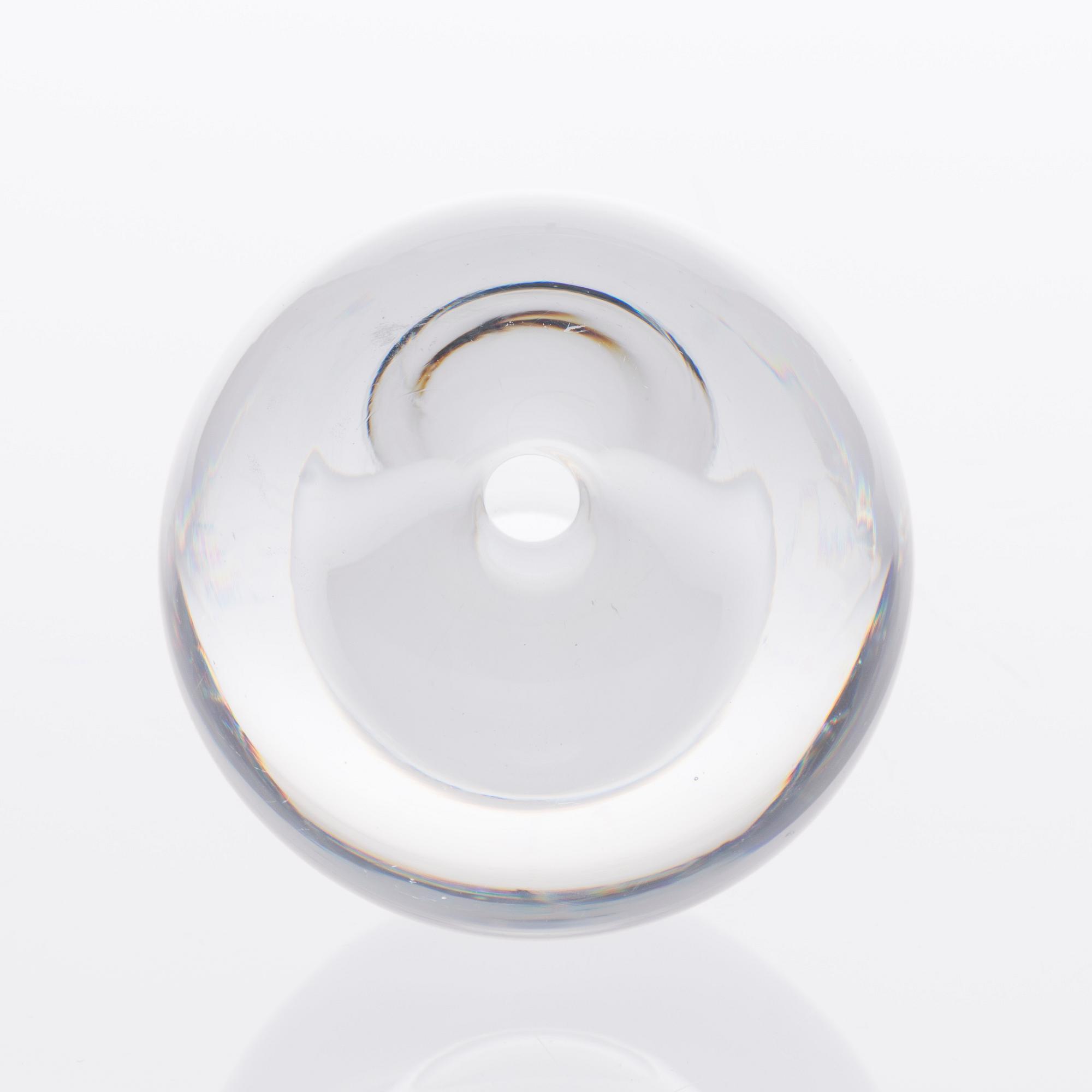 GLASSKULPTUR, signerad Timo Sarpaneva Iittala -54.