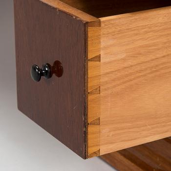 Birger Hahl, a 1920s Art Deco sidetable with drawers and a stool.