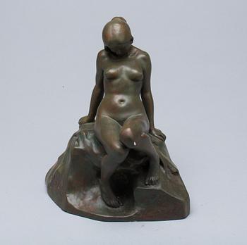 CARL ELDH, skulptur, gips, signerad och daterad 1904.