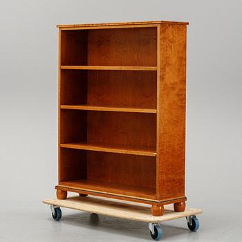 A birch bookcase, 1920's/30's.