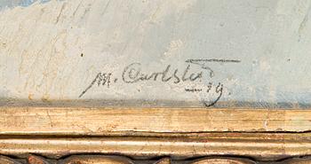 Mikko Carlstedt, olja på duk, signerad  och daterad 1919.