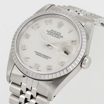 ROLEX, Oyster Perpetual, Datejust, armbandsur, 36 mm.