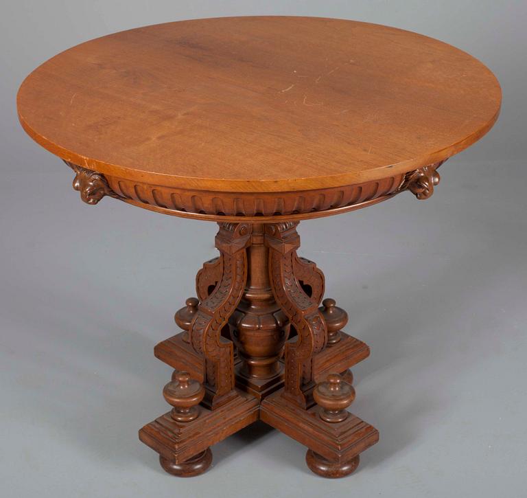 BORD, ek, nyrenässans, sekelskiftet 1800/1900.