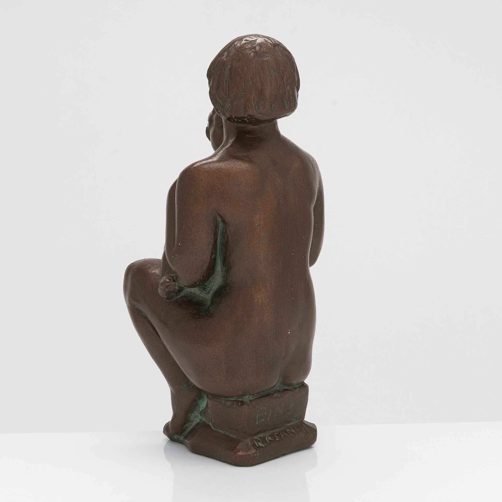Eino Räsänen, a plaster sculpture, signed.