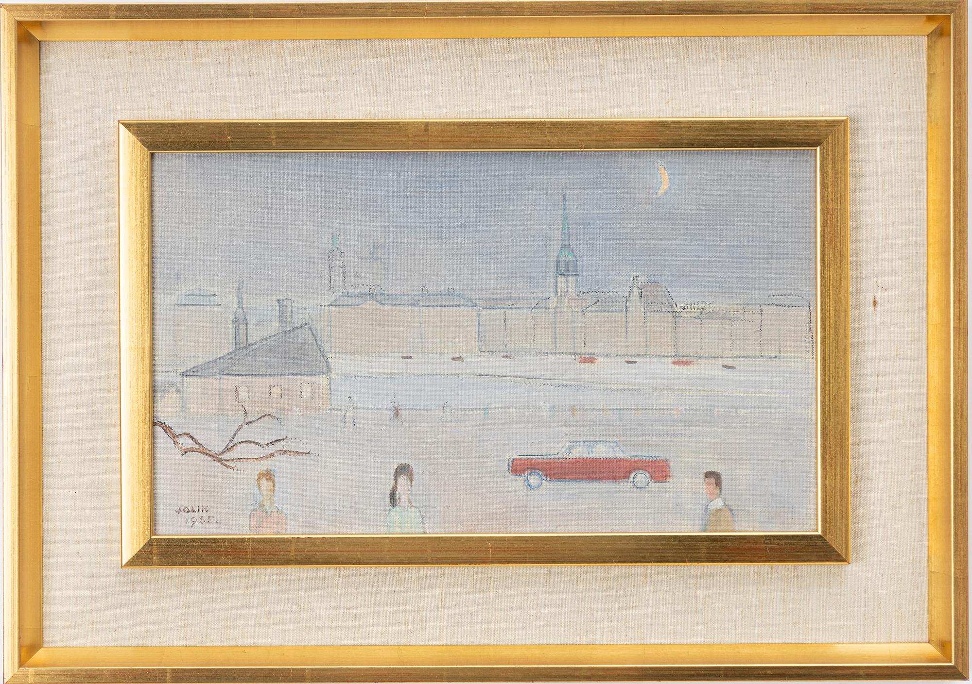 Einar Jolin, Stockholm från Söder mot Gamla stan.
