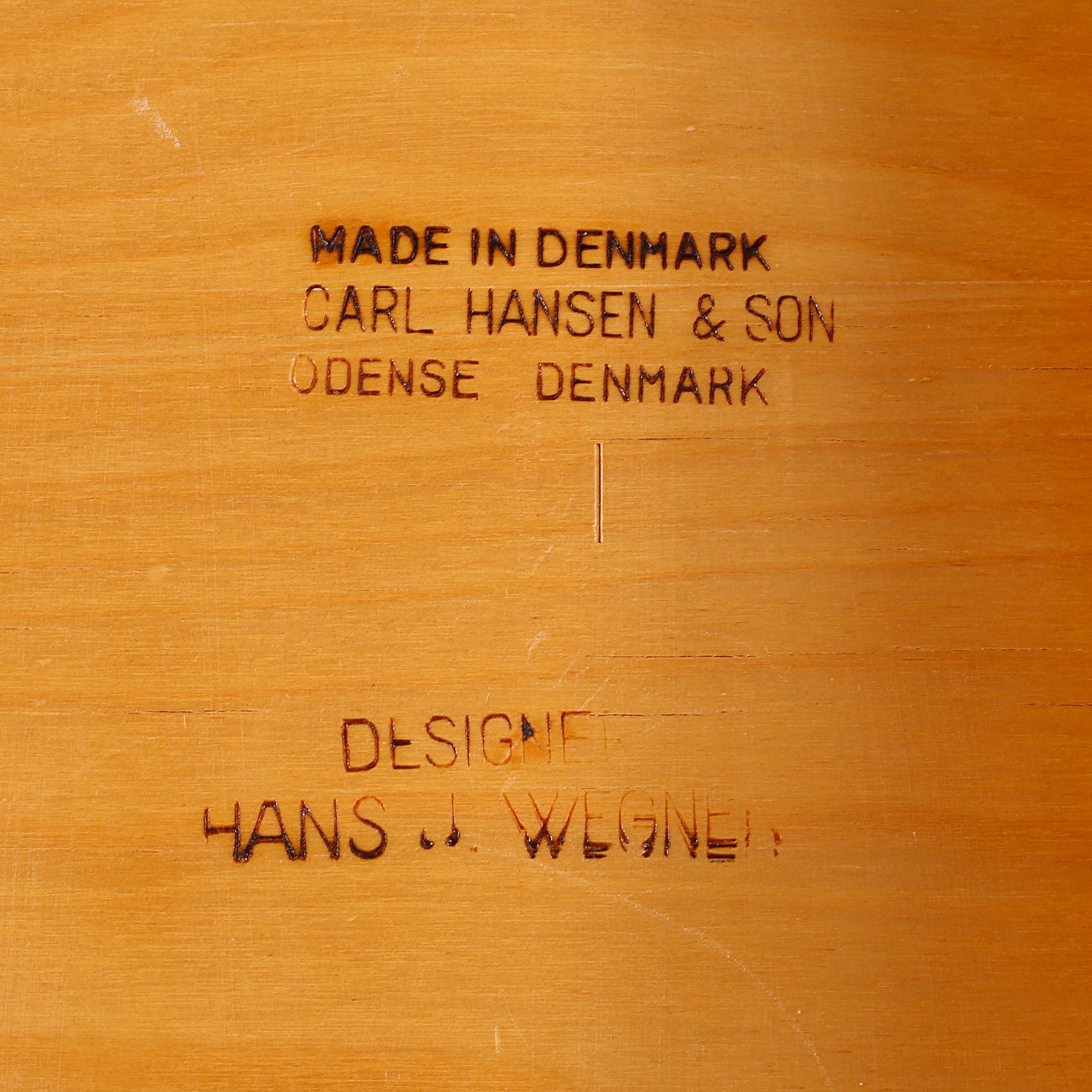 STOLAR, 4 st, "CH29"/"Savbukkestolen", Hans J Wegner, Carl Hansen & Son, 1900-talets mitt.