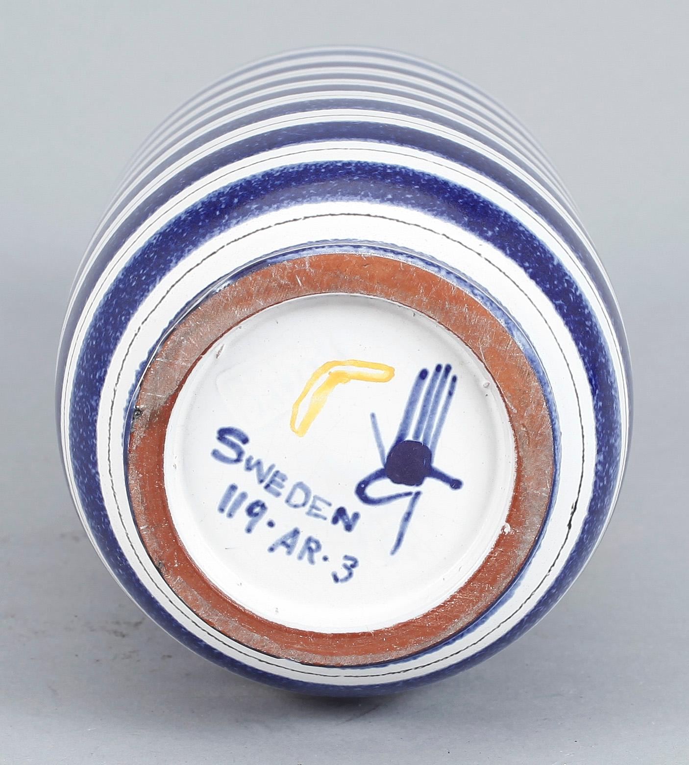 VAS, fajans, Stig Lindberg, Gustavsberg.