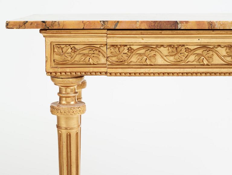 A pair of late Gustavian console table by P Ljung.