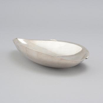 TAPIO WIRKKALA, a silver bowl, Hopeakeskus Tavastehus, model "Lieve", 1955.