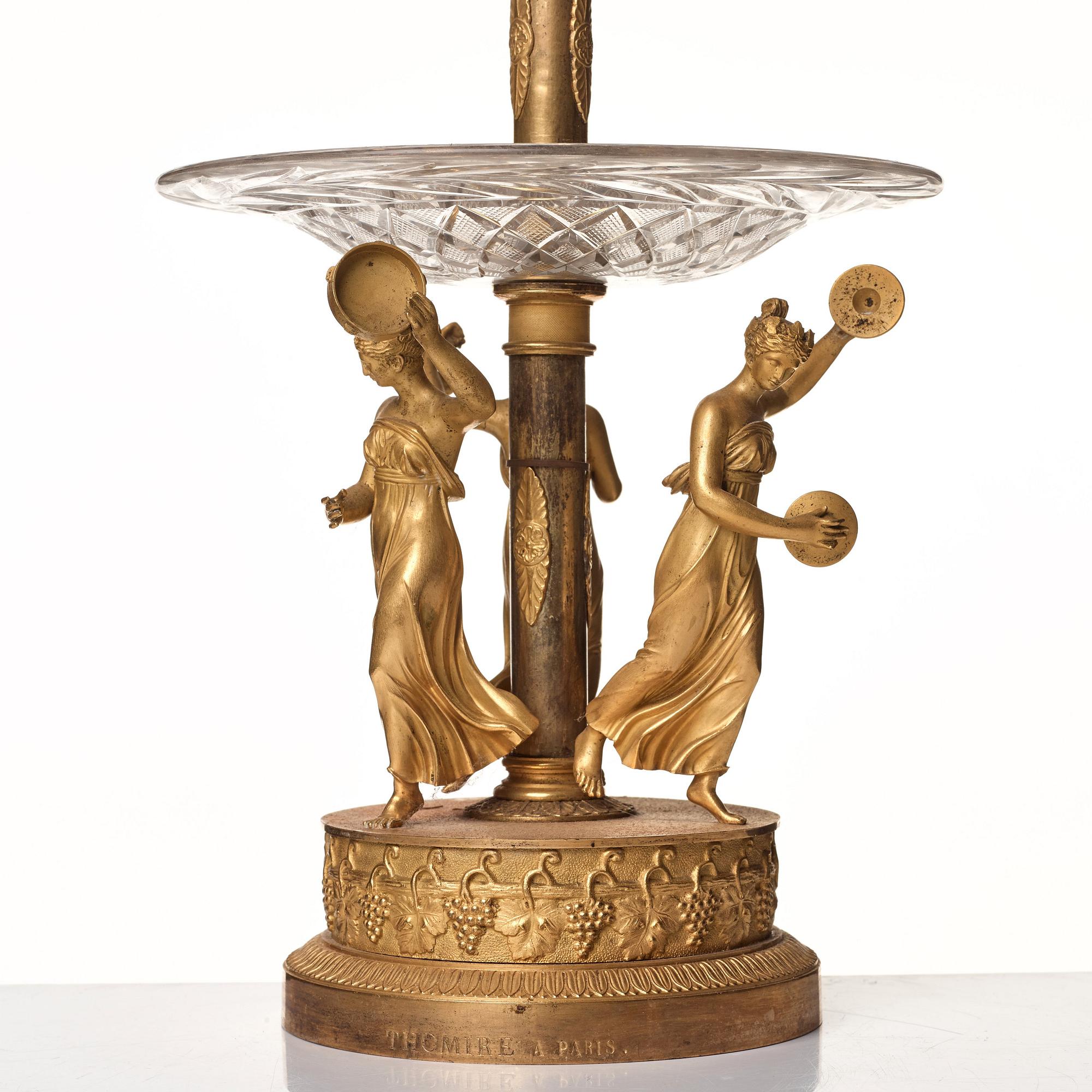 BORDSUPPSATSER, ett par, av Pierre Philippe Thomire (1751–1843) Paris, Empire.