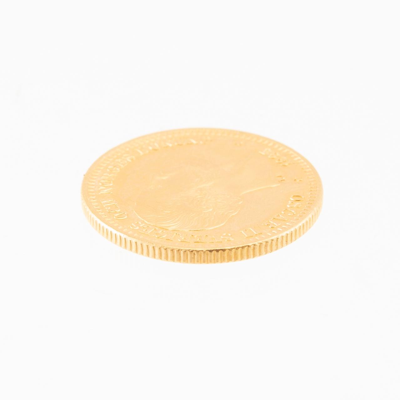 Gold coin 20 Kroner Norway 1895 Oscar II.