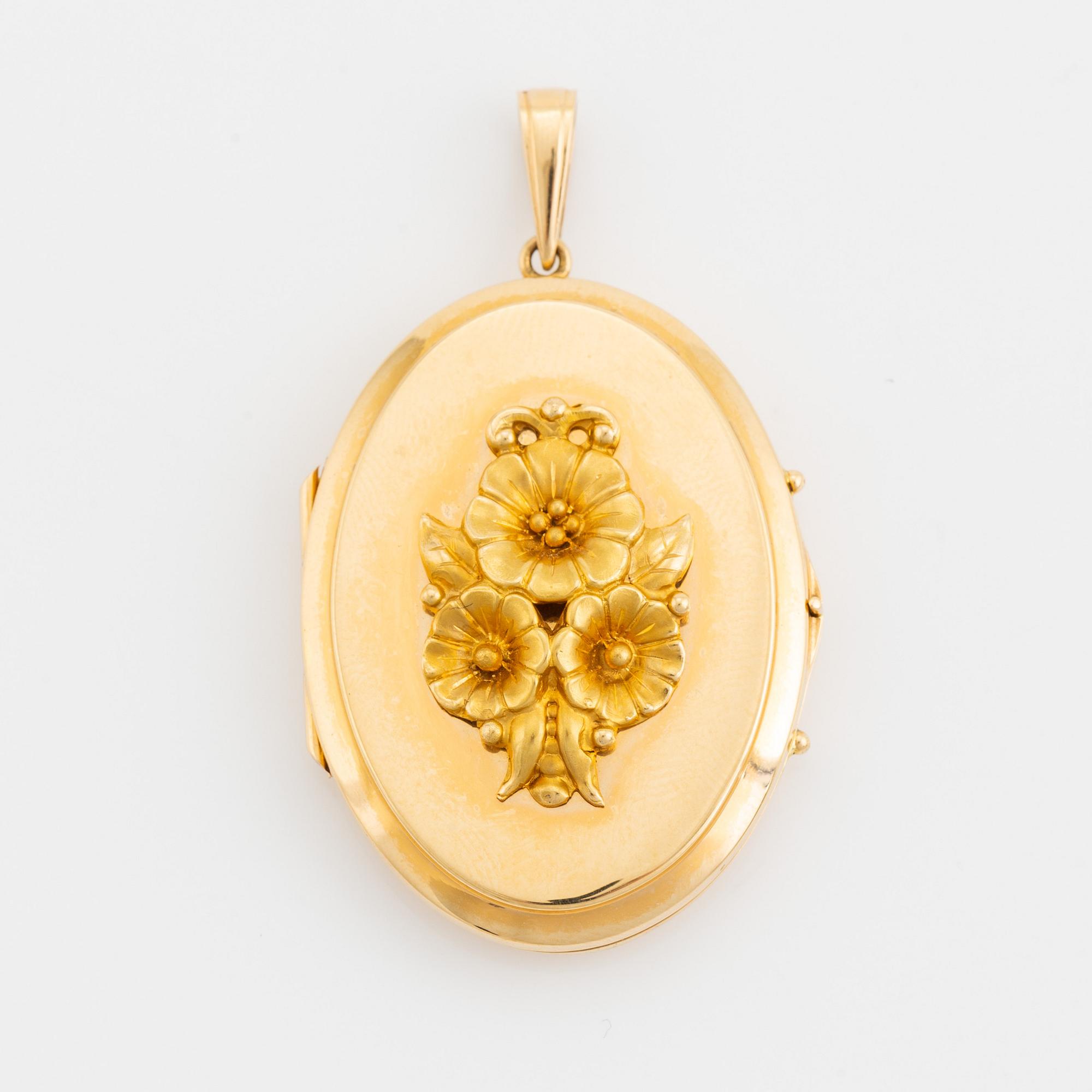 Berlock, 18K guld, K&EC, 1947.