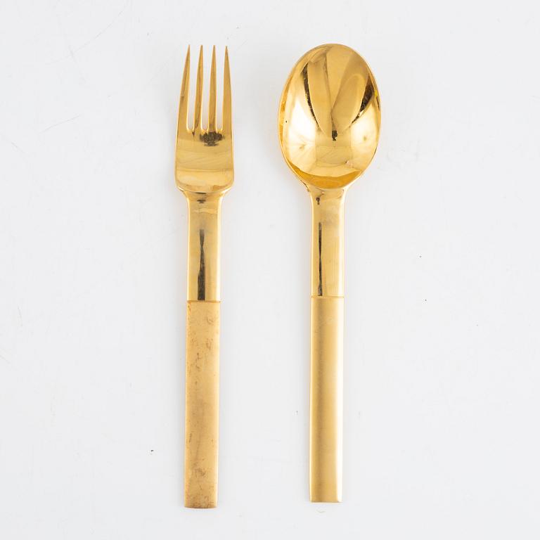 Gunnar Cyrén, dessert cutlery, 16 pieces, "Nobel", Gense/Yamazaki.