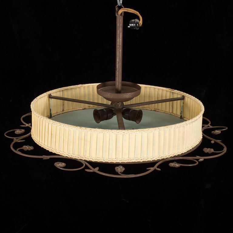 TAKLAMPA, Art deco, 1940-tal.
