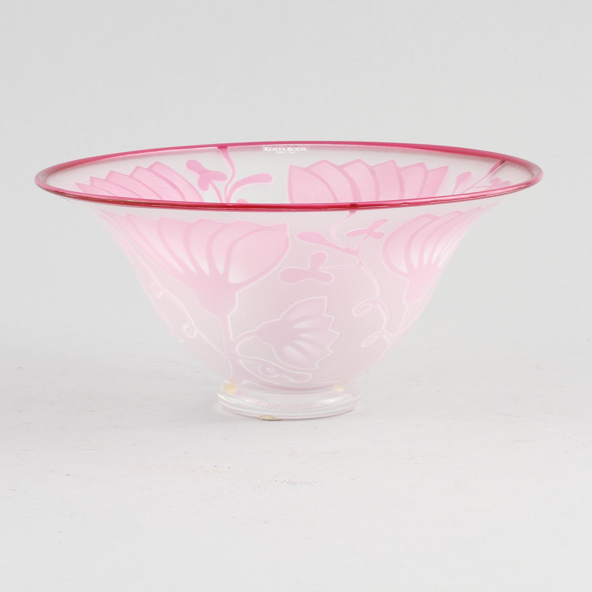 SKÅL, glas, Bertil Vallien, Kosta Boda.