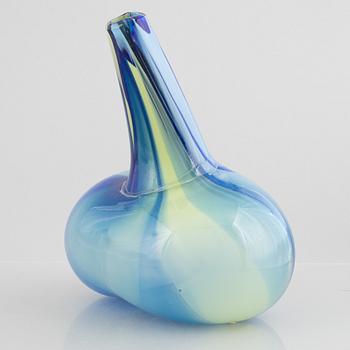 Erik Dietman, a glass sculpture/vase, Cirva 1989.