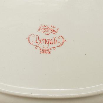 SERVISDELAR, 30 st, flintgods, "Bengali", Rörstrand, 1948-1956.