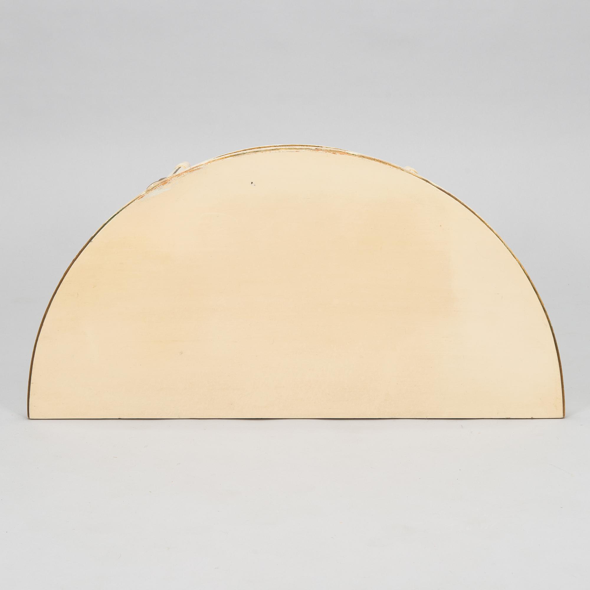 Spegel med konsolbord samt 4 stolar, sengustaviansk stil, 1900-talets början.