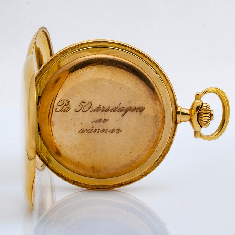 OMEGA, pocket watch hunter, 50 mm.