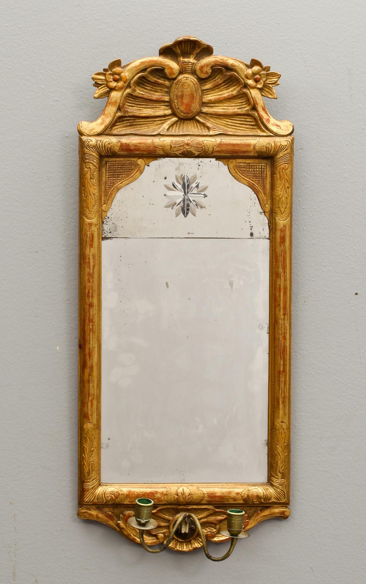 SPEGELLAMPETT, Rokoko/Rokoko-stil, 1700/1800-tal.