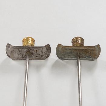 Gunnel Nyman, two 1940's pendant '81003' lights for Idman.