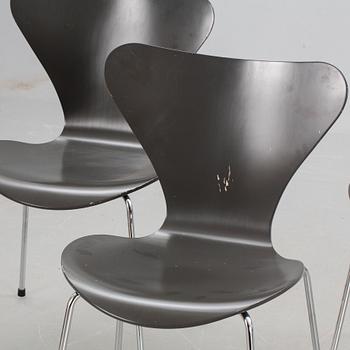 STOLAR, 6 st, "Sjuan", Arne Jacobsen, Fritz Hansen, Danmark 2004.